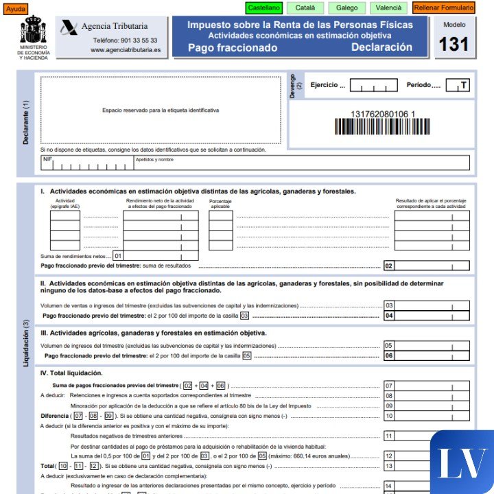 Modelo 131 - Módulos