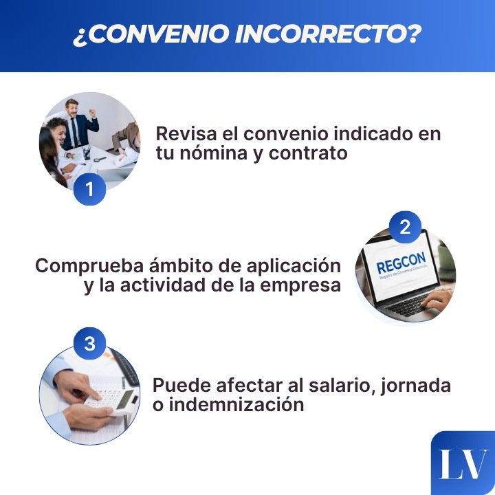 Convenio incorrecto
